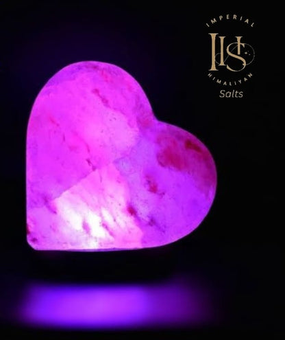 HEART SHAPED SALT LAMPS