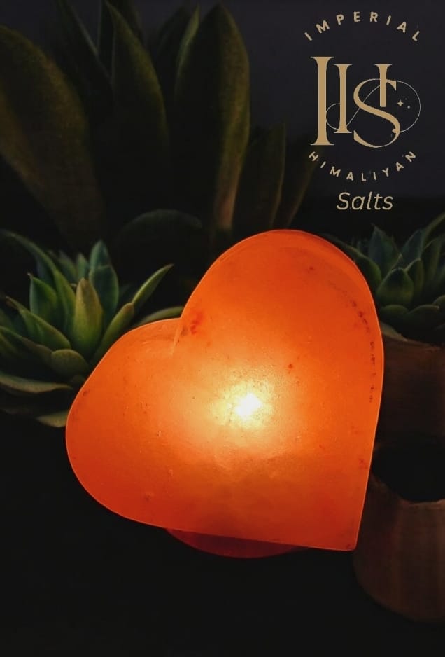 HEART SHAPED SALT LAMPS