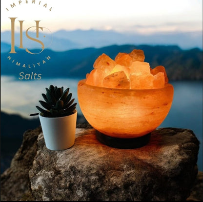 FIRE BOWL SALT LAMP