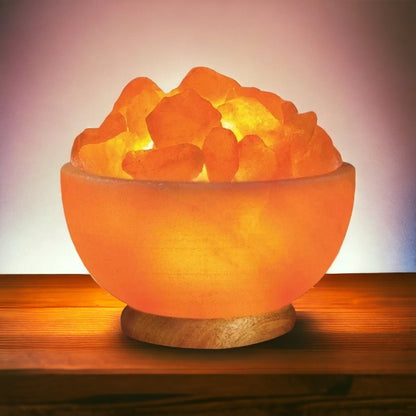 FIRE BOWL SALT LAMP