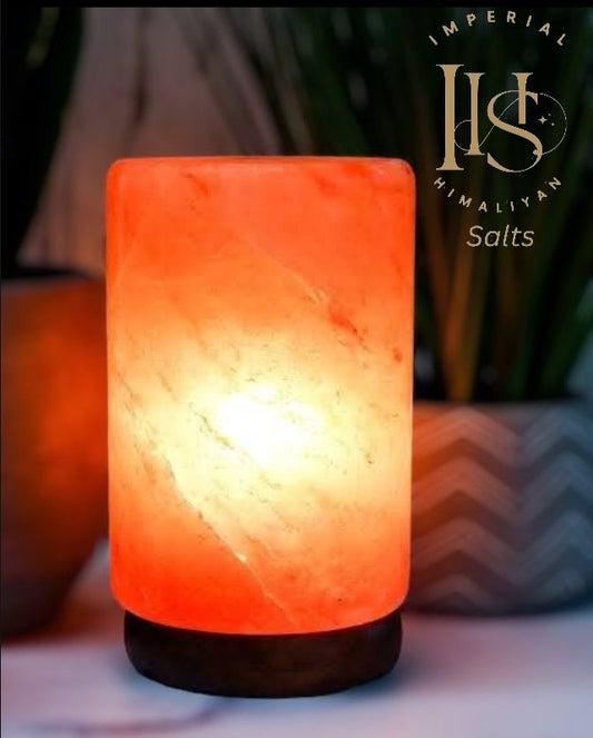 CYLINDER SHAPED SALT LAMP