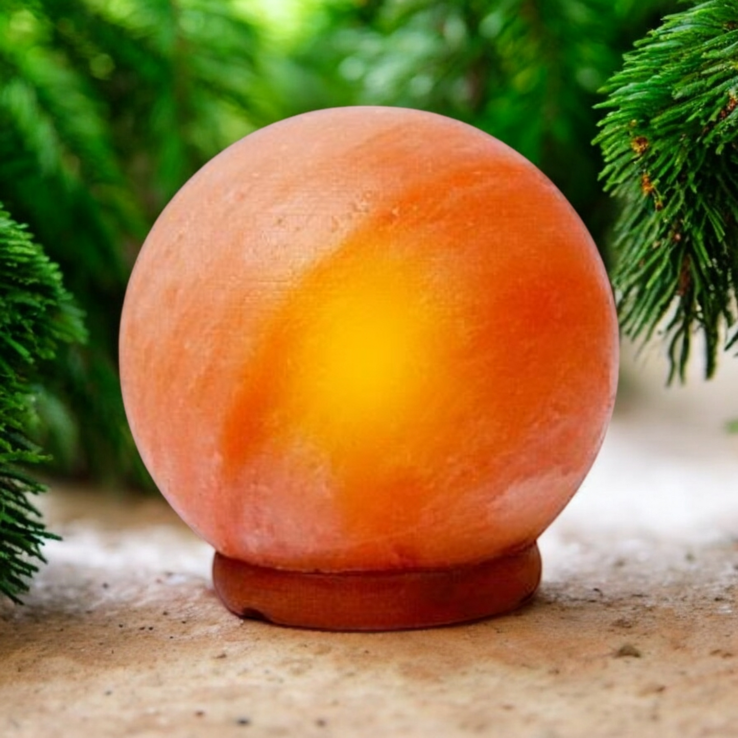 GLOBE SHAPE SALT LAMP